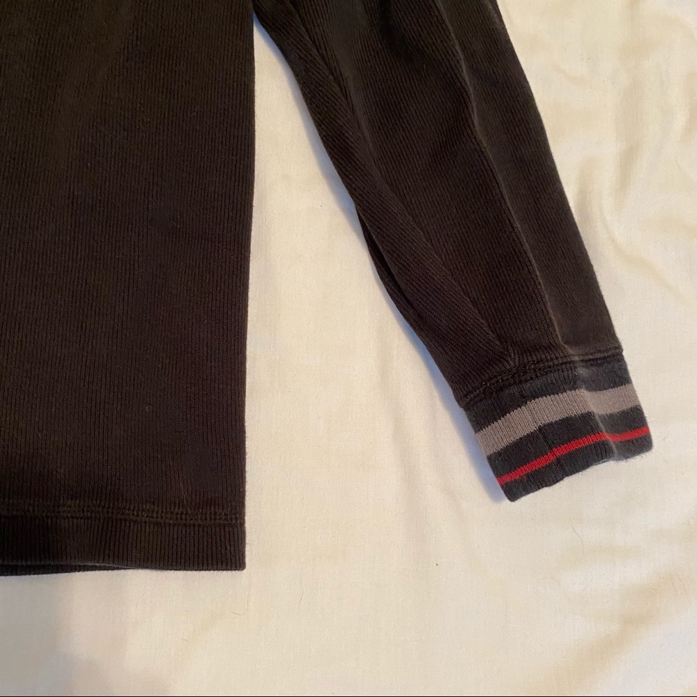 Black Zipper Neck Top - Picture 3 of 6